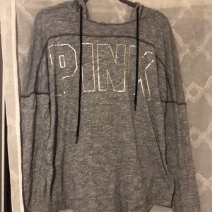 Victoria secret pink open back sweatshirt